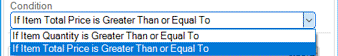 Item Tax Rule Condition