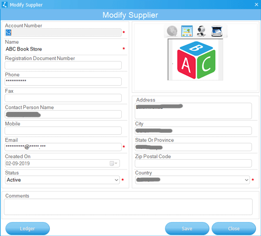 Modify Supplier