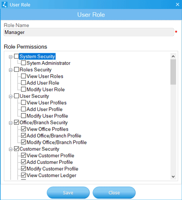 Modify User Role